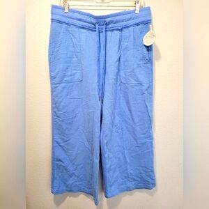 Magellan Outdoors Women's Southern Summer Mixed Media Pants Provence Blue‎